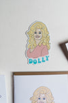dolly parton | sticker