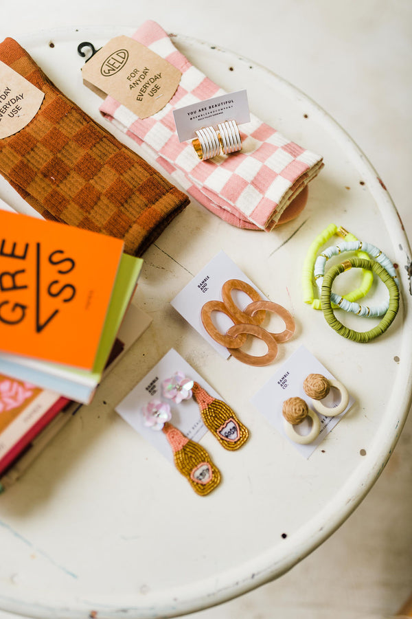 oval chain link | earrings