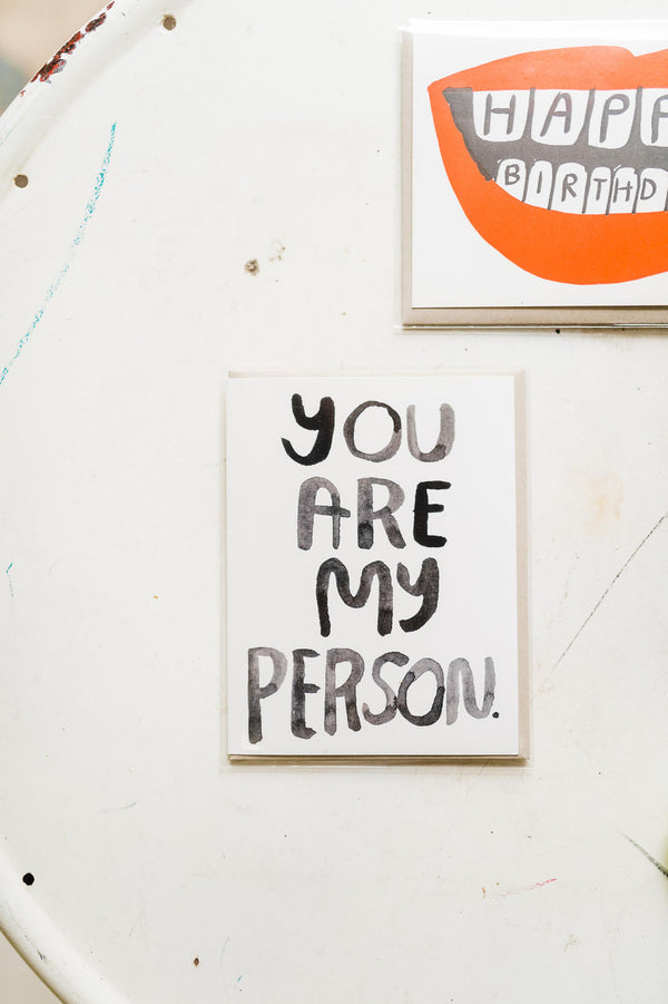 you are my person | card