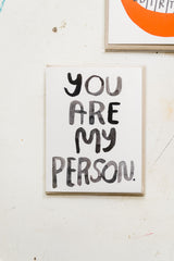 you are my person | card