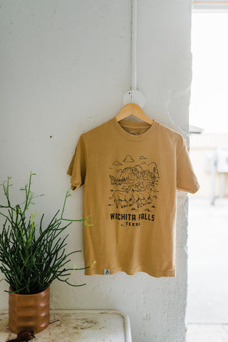 wichita falls horses | faded mustard relaxed tee