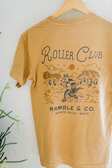 roller club | faded mustard relaxed tee