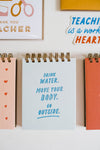 drink water jotter | mini notebook