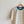 boxy stripe crop tee | ivory + blue