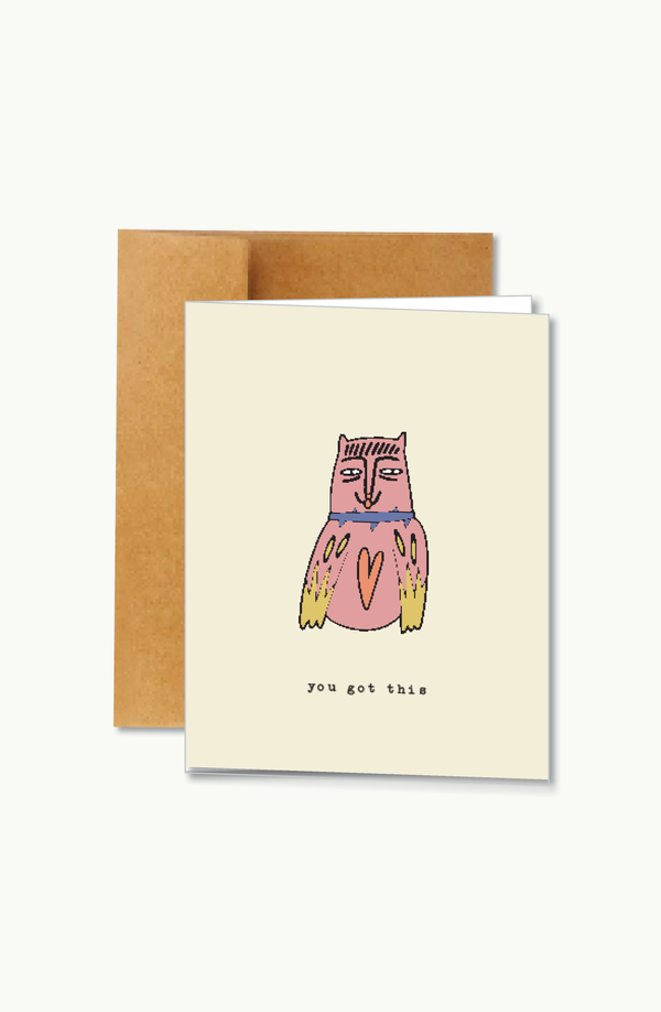 you got this | notecard