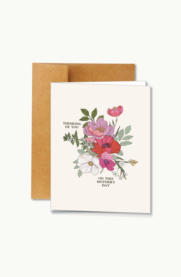 thinking of you on this mother's day | card