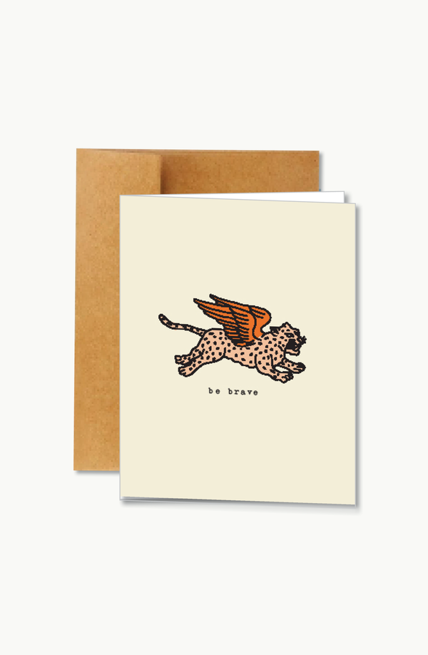be brave | card