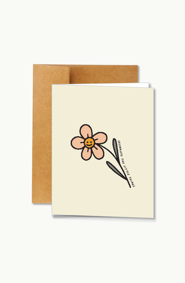 celebrate the little things | notecard