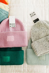 mad hatter ribbed beanie | orchid