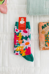 women's cotton crew socks | mother of the freakin year