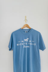 wichita falls tee | comfort colors denim