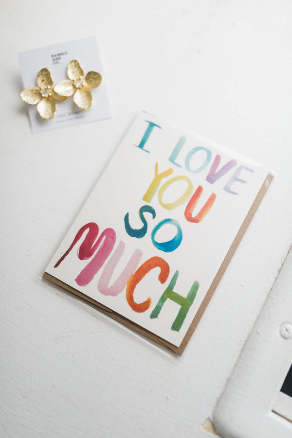 i love you so much | card