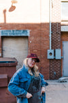oversized denim jacket | vintage denim