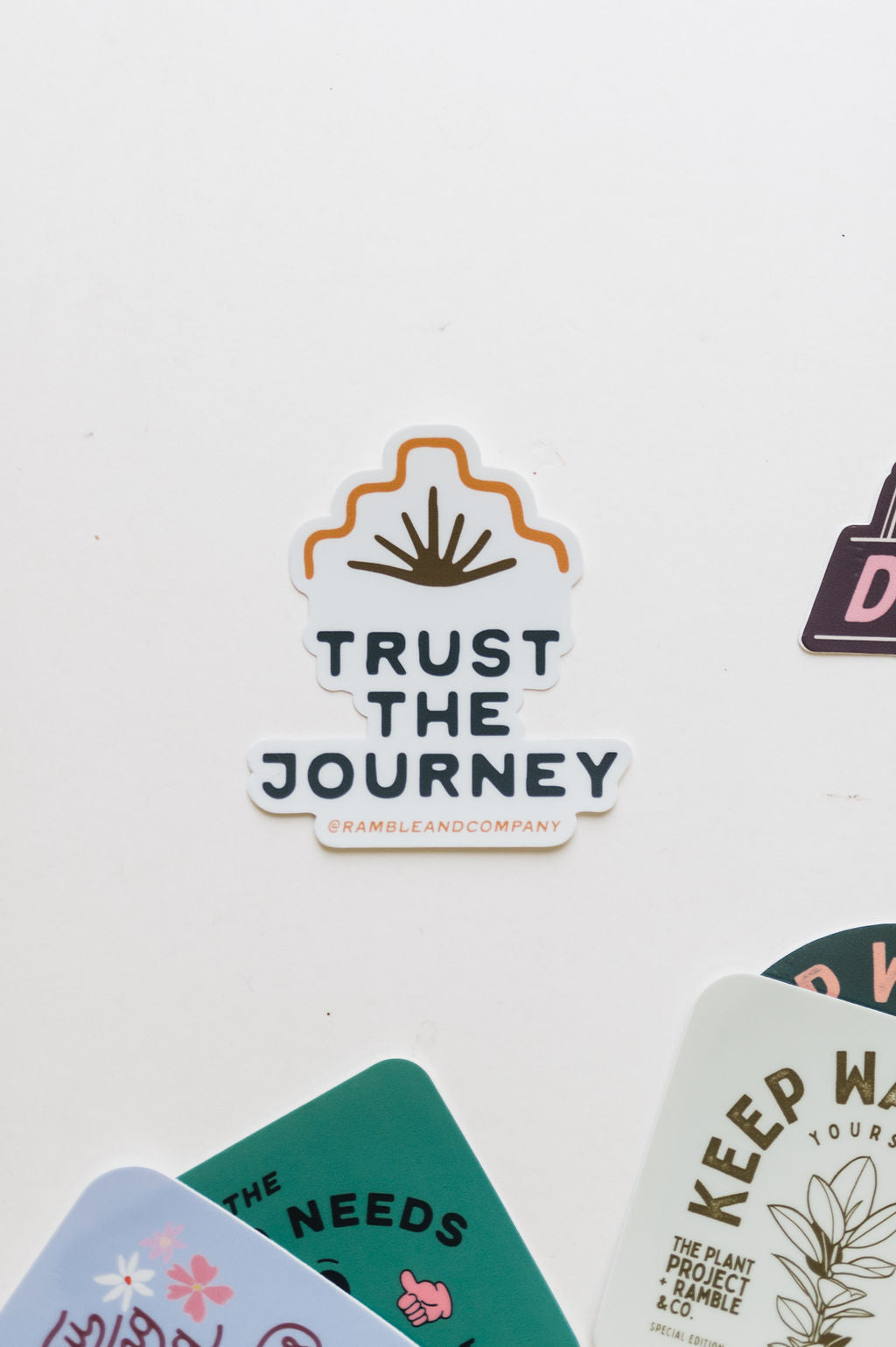 trust the journey | sticker