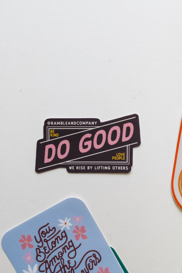 do good be kind| sticker