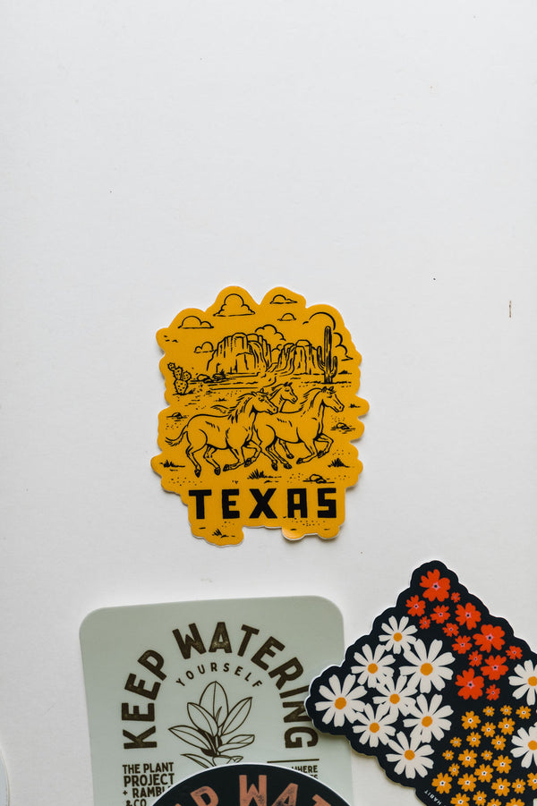 texas horses | sticker