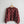 polka dot cardigan | maroon + pink