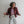 polka dot cardigan | maroon + pink