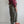 striped cotton drawstring pants | dark grey