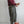 striped cotton drawstring pants | dark grey