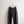 mid-rise wide leg barrel pants | black