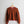 scallop puff sleeve sweater | brown fuschia