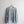 oversized stripe mock neck terry pullover | blue + charcoal