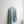 oversized stripe mock neck terry pullover | blue + charcoal