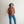 oversized polka dot scuba pullover | brown + white