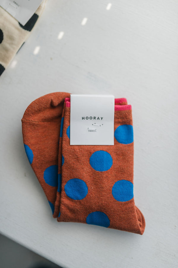 dot crew socks | rust