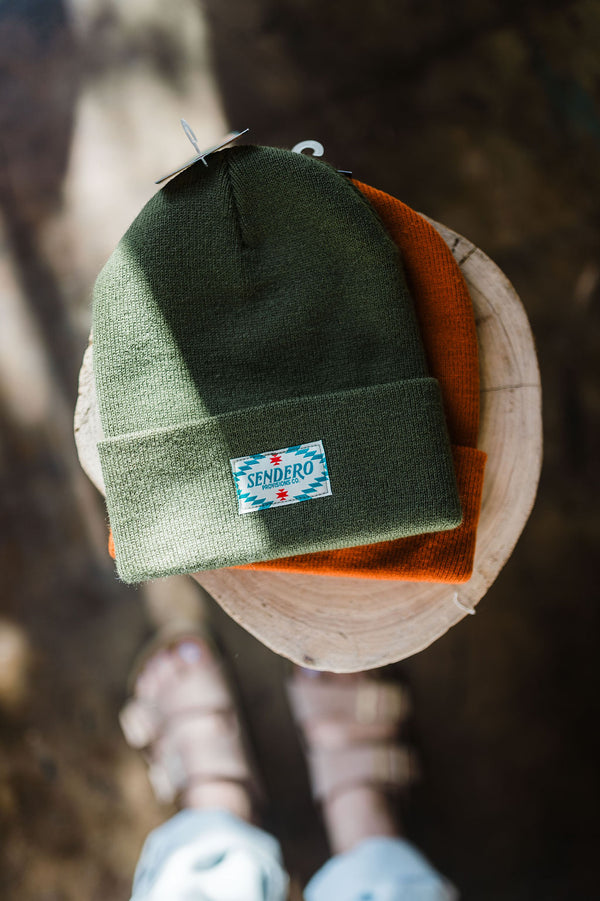 classic beanie sendero | army green