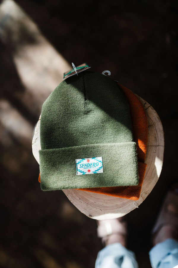 classic beanie sendero | army green