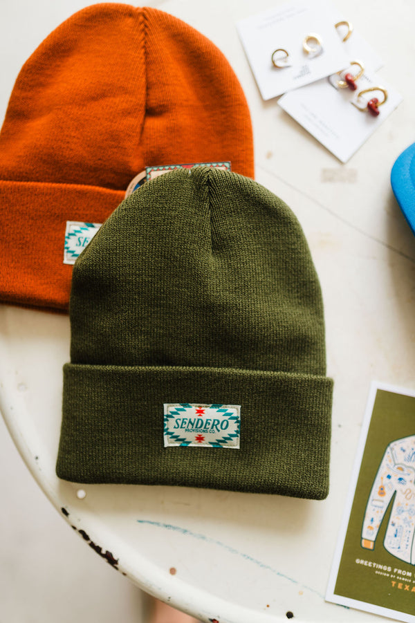 classic beanie sendero | army green