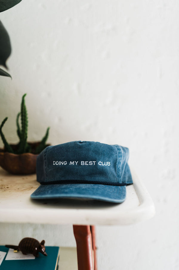 doing my best club | denim hat