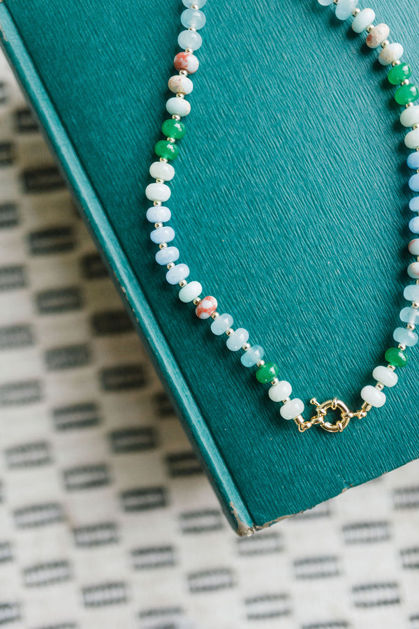 candy gemstone necklace | taffy