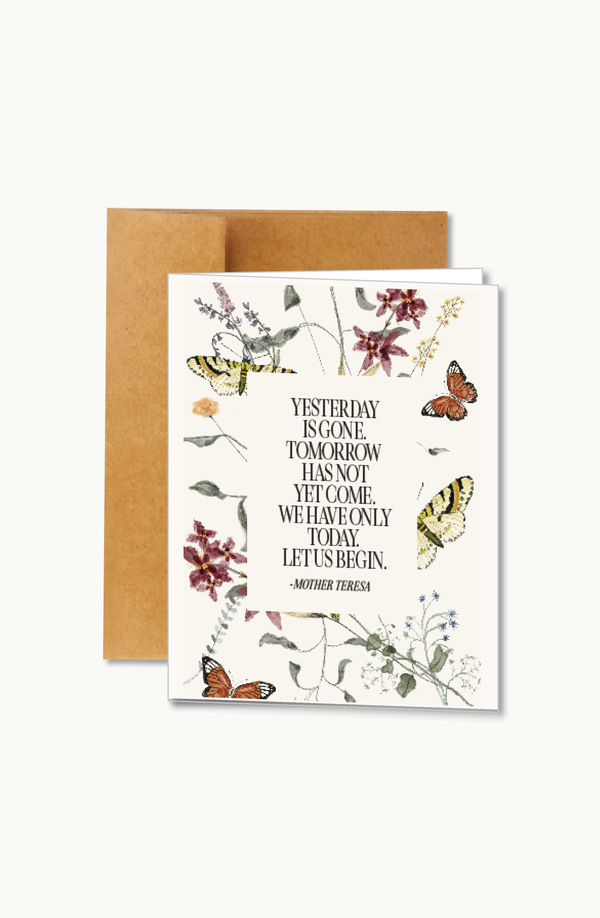 mother teresa card | card