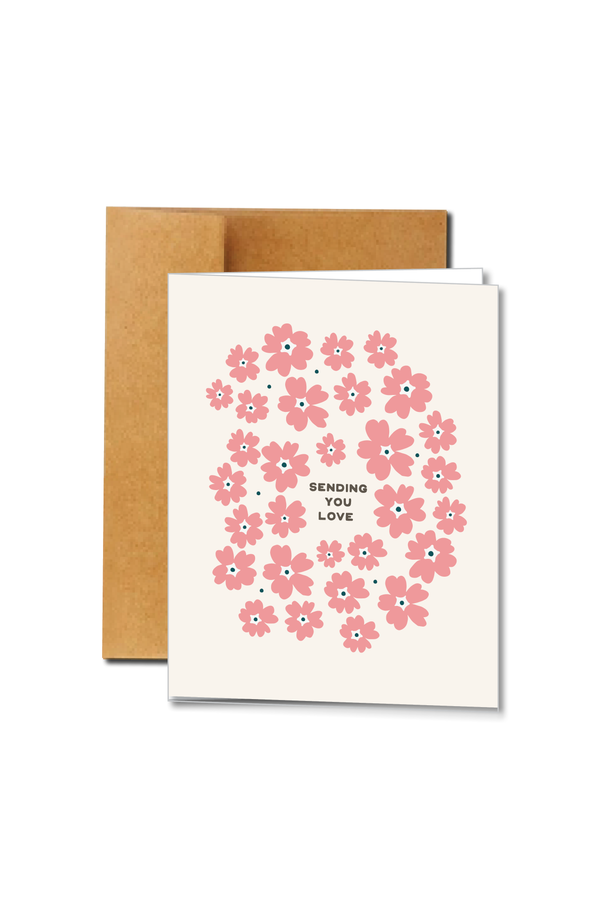 sending you love | card