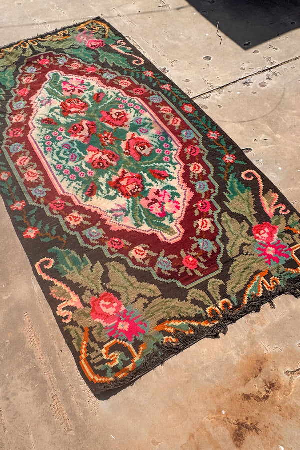 no. 2 | vintage turkish floral area rug