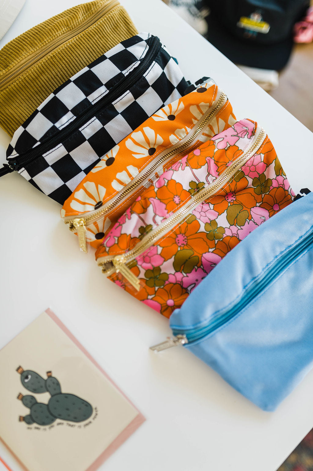 ultra slim fanny pack | orange shells