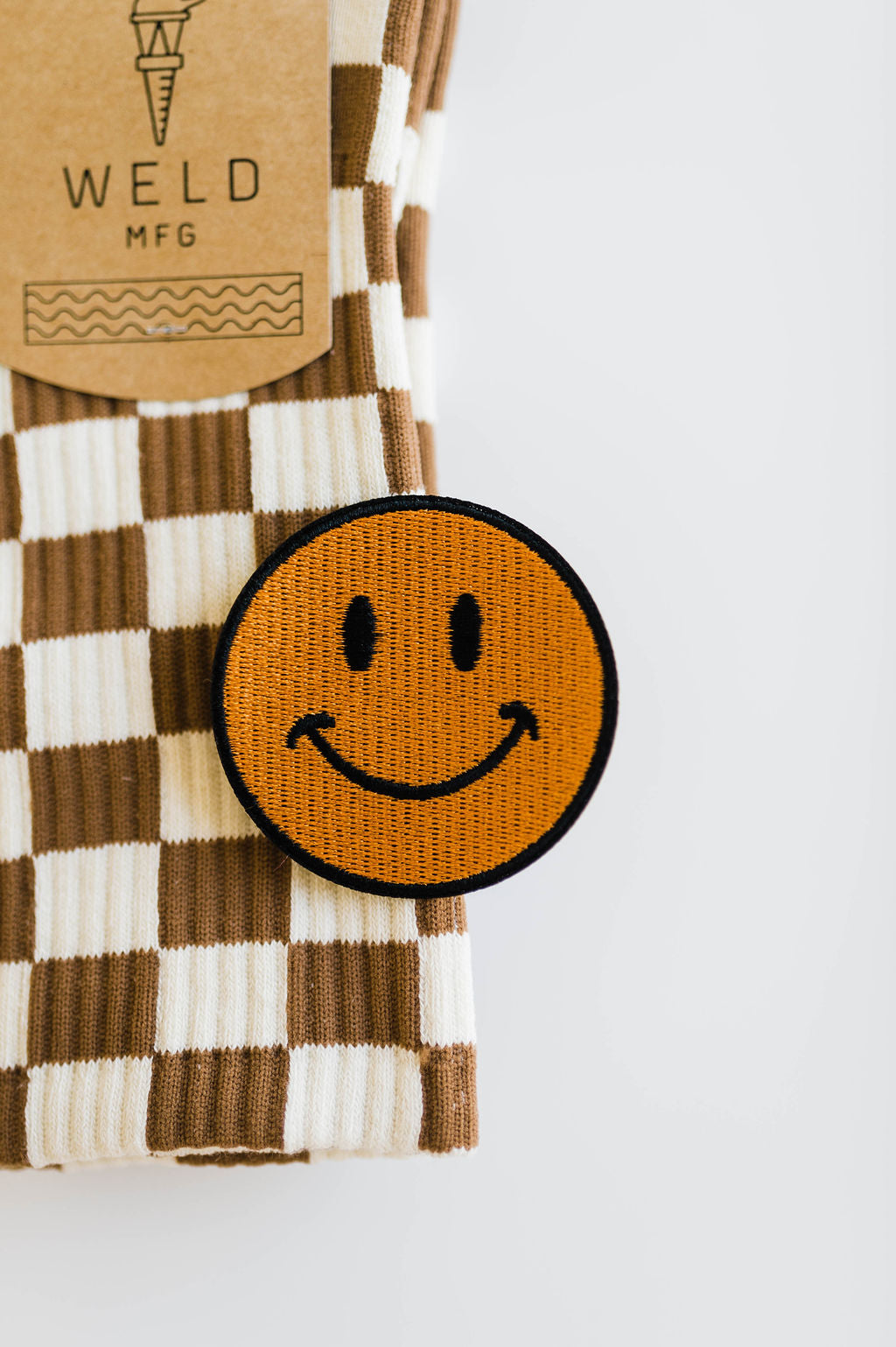 smiley | embroidered patch