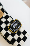 howdy partner black + yellow | embroidered patch
