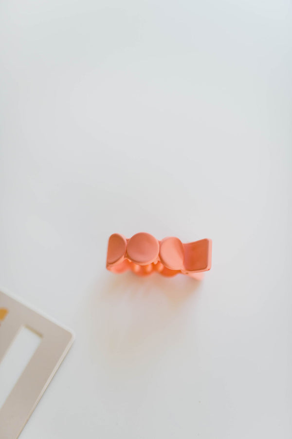 rose dot | ponytail claw clip