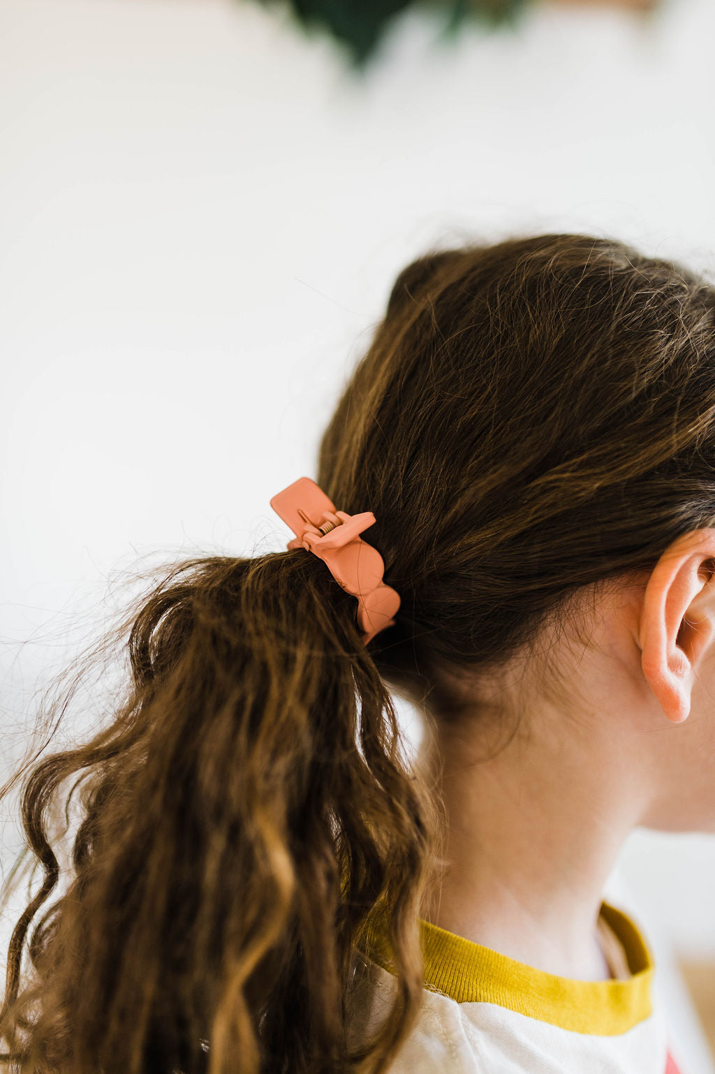 rose dot | ponytail claw clip