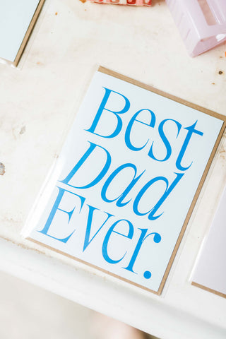 best dad ever | card