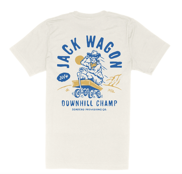 jack wagon | vintage white sendero tee