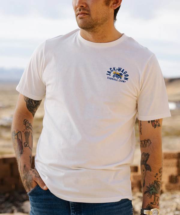 jack wagon | vintage white sendero tee