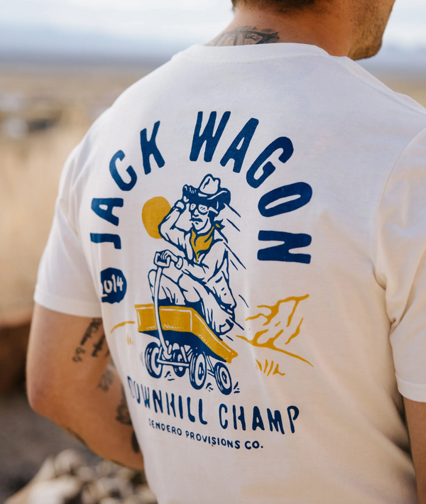 jack wagon | vintage white sendero tee