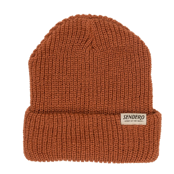 classic beanie sendero | burnt orange