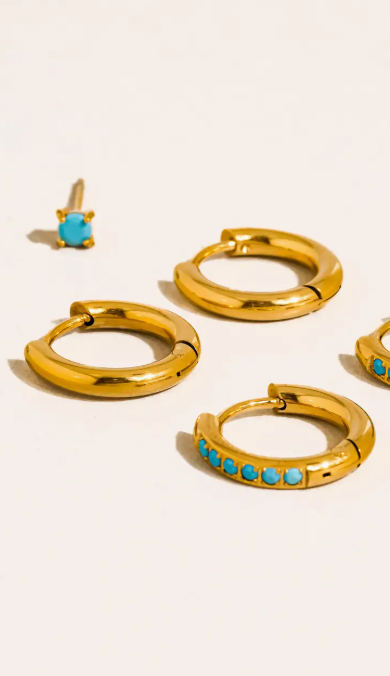 gold hoop earring | gold filled