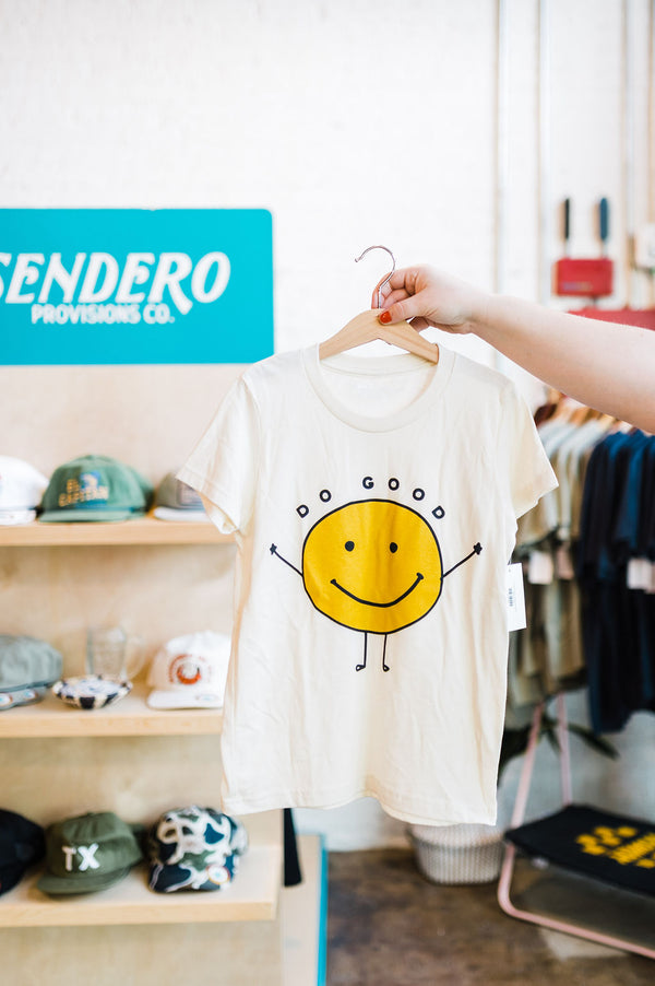 do good smiley | cream tee youth